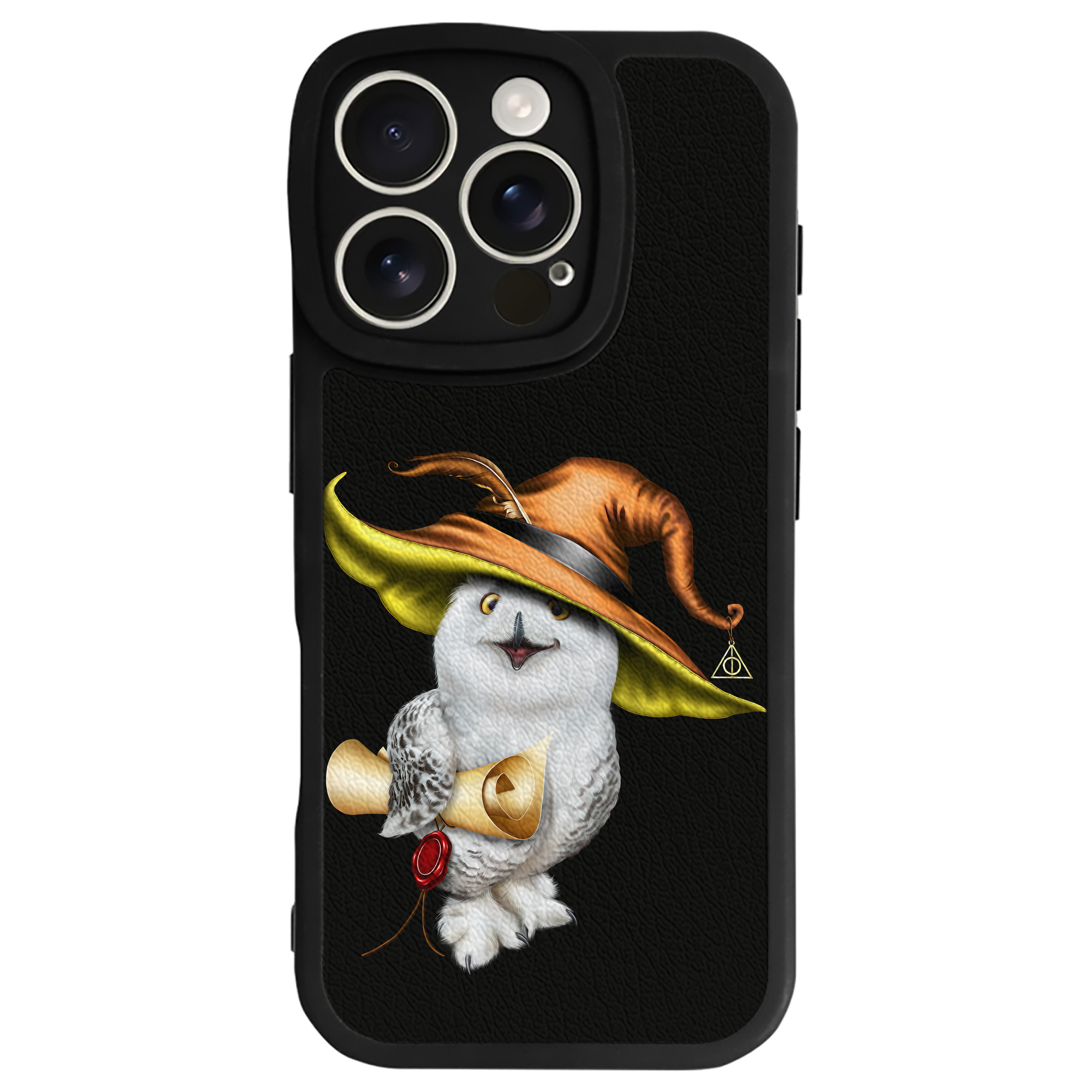 （画像用） Harry Potter ハリー・ポッターシリーズ 【iPhone 16シリーズ対応】シリコンスマホケース（レザー調） 材質：シリコン
